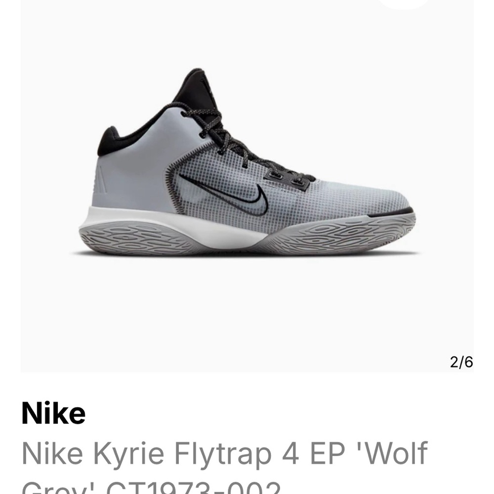 Nike Kyrie Flytrap 4 EP 'Wolf Grey' Sneakers Sz 8 Women’s
